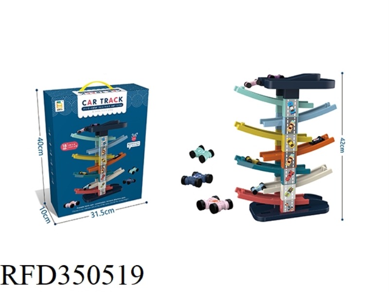 BUILDING BLOCK JENGA RAIL CAR