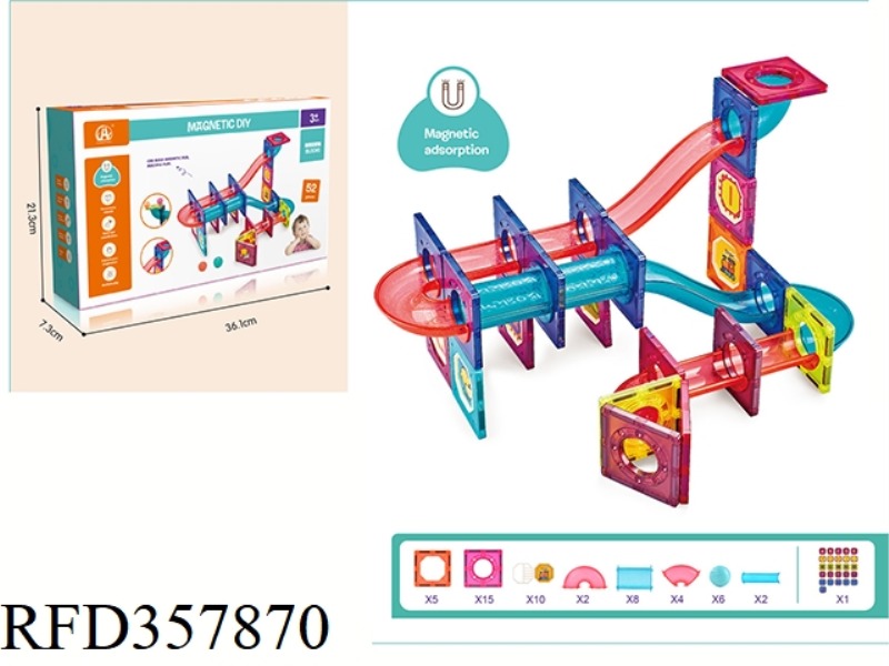 COLOR WINDOW MAGNETIC SHEET 52PCS