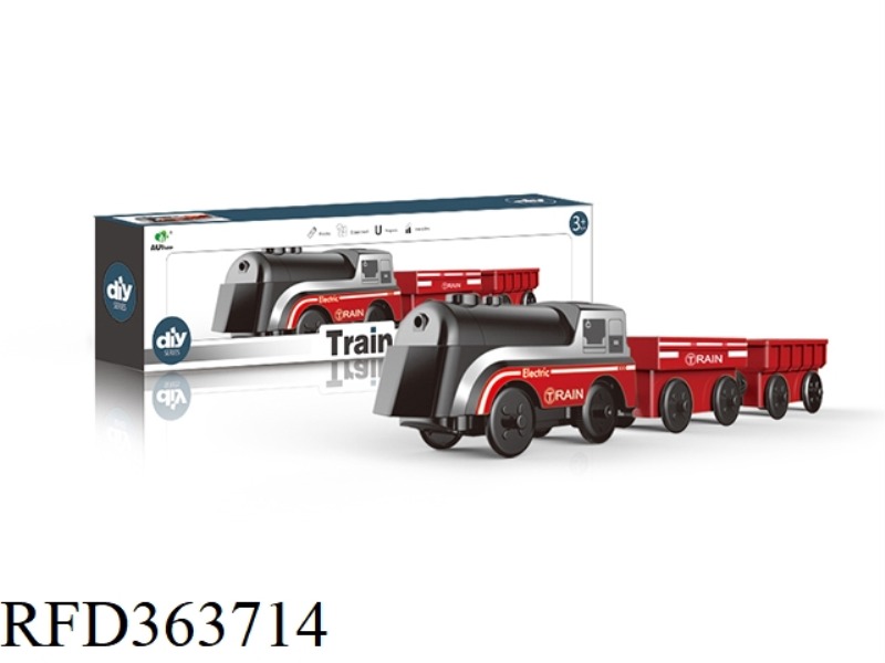 ELECTRIC LOCOMOTIVE + CARRIAGE (THREE SECTIONS)