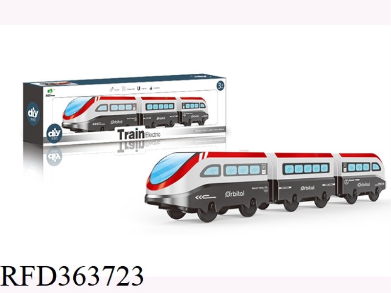 ELECTRIC ELECTRIC CAR + SLIDING CARRIAGE (THREE SECTIONS)