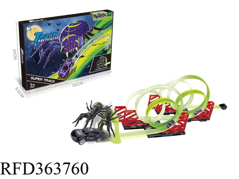 LUMINOUS TRACK WITH LIGHTS WITH 1PCS CAR