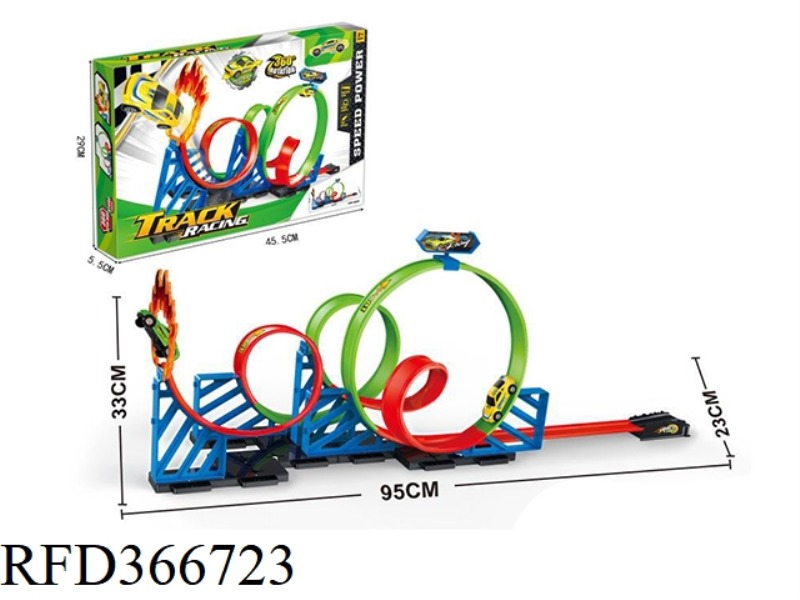PULL BACK RAIL CAR SET