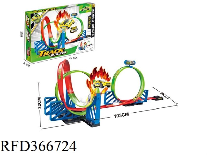 PULL BACK RAIL CAR SET