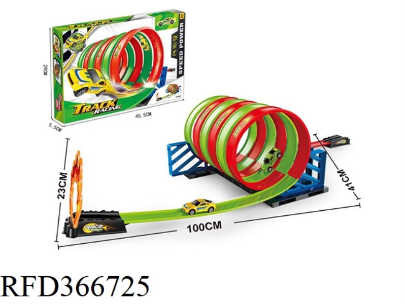 PULL BACK RAIL CAR SET
