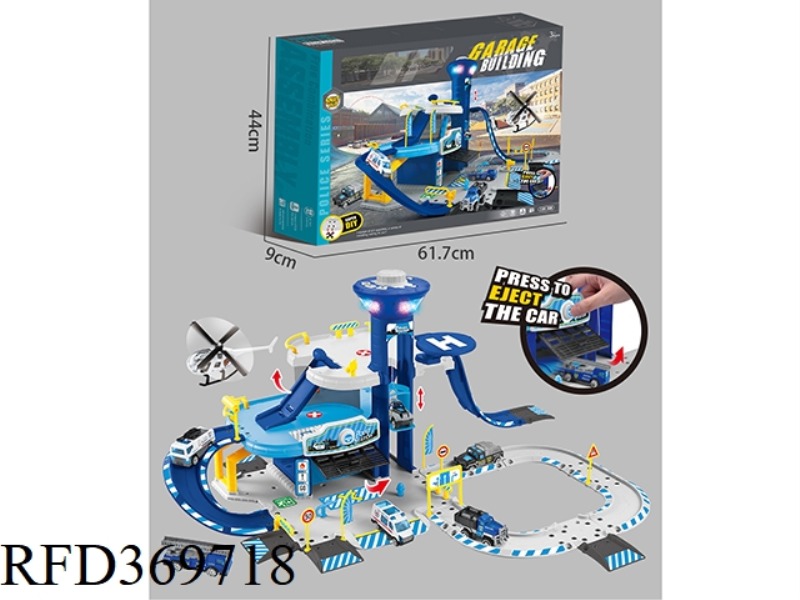 ELECTRIC LIFT POLICE ALLOY PARKING LIGHT MUSIC SET