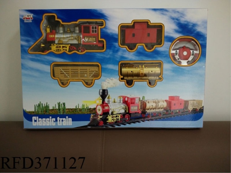 RED STEAM TRAIN