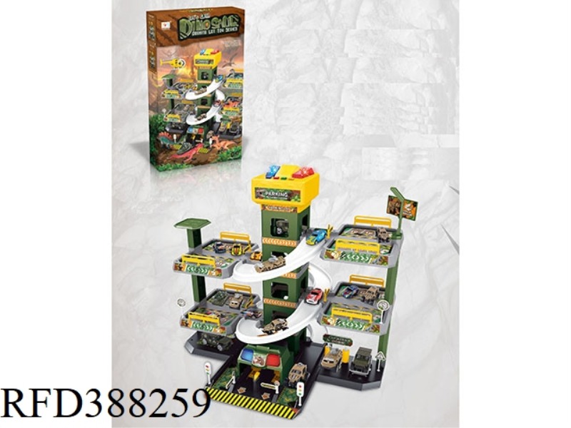 DINOSAUR PARKING LOT BUILDING (5TH FLOOR) WITHOUT CARPET DINOSAURS