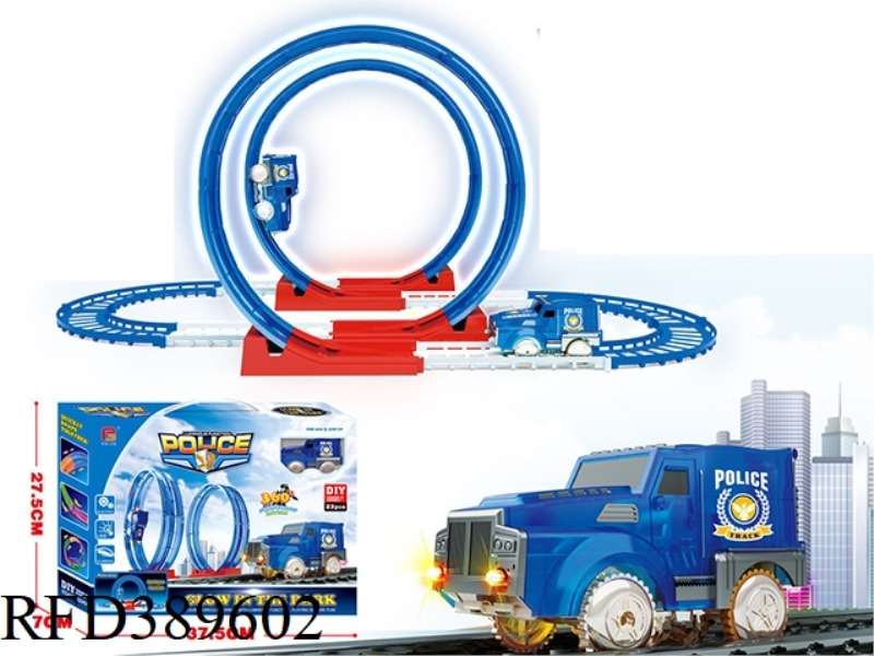 LUMINOUS DOUBLE RING TRACK (POLICE CAR)
