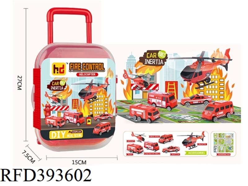 SLIDING FIRE SCENE HARVEST