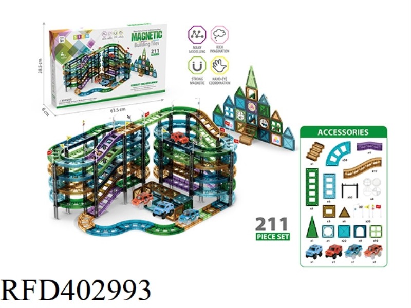 MAGNETIC SHEET CAR TRACK