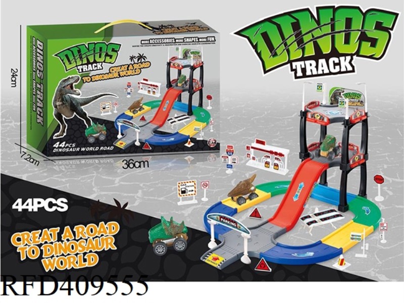 DINOSAUR CAR TRACK PARKING LOT