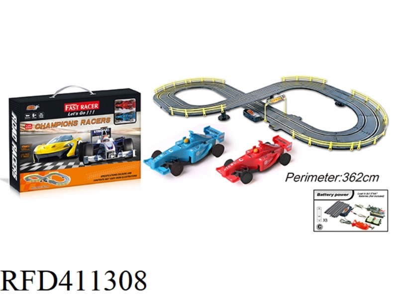 HIGH-SPEED FORMULA 1 TRACK CAR