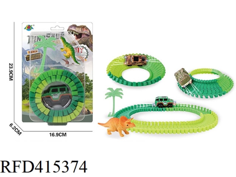 DINOSAUR RAIL CAR 6 DINOSAURS MIXED