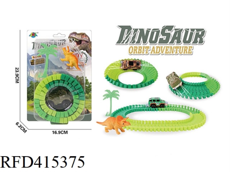 DINOSAUR RAIL CAR 6 DINOSAURS MIXED