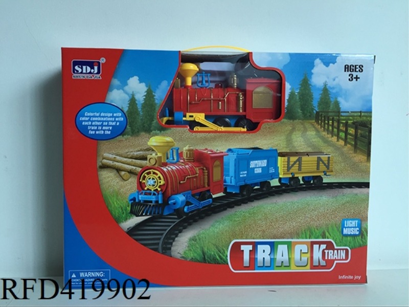 ELECTRIC RAIL TRAIN (COAL + FIREWOOD) (LIGHTING TRAIN SOUND)