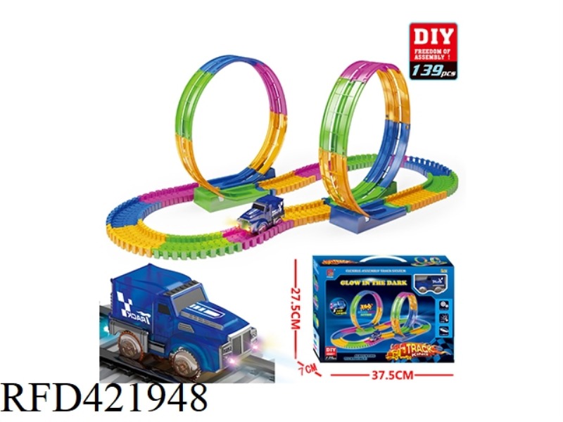 DOUBLE RING SOFT LUMINOUS TRACK 139PCS