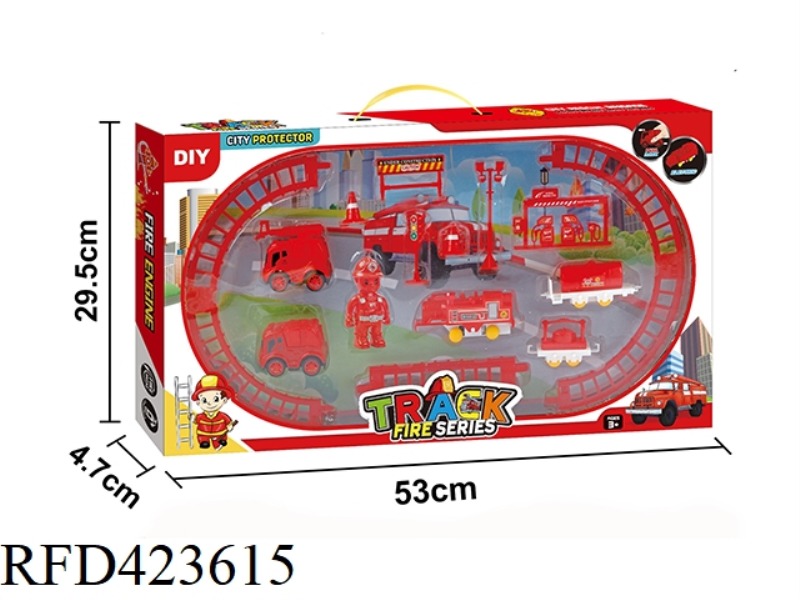 ELECTRIC FIRE RAIL CAR SET