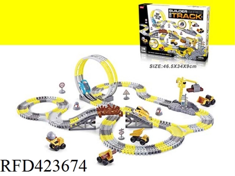 Construction truck builder track ( 279pcs)