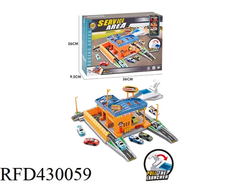 EJECTION GARAGE (WITH 4 CARS)