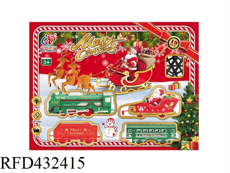 ELECTRIC LIGHT ANTIQUE TRACK TRAIN