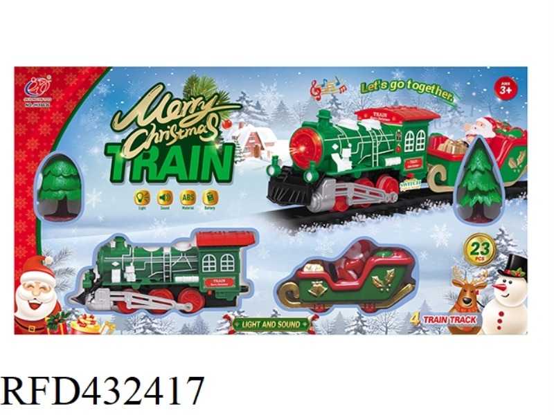 ELECTRIC LIGHT MUSIC CHRISTMAS RAIL TRAIN