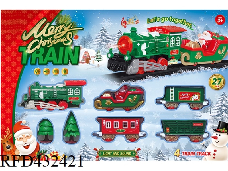 ELECTRIC LIGHT MUSIC CHRISTMAS RAIL TRAIN