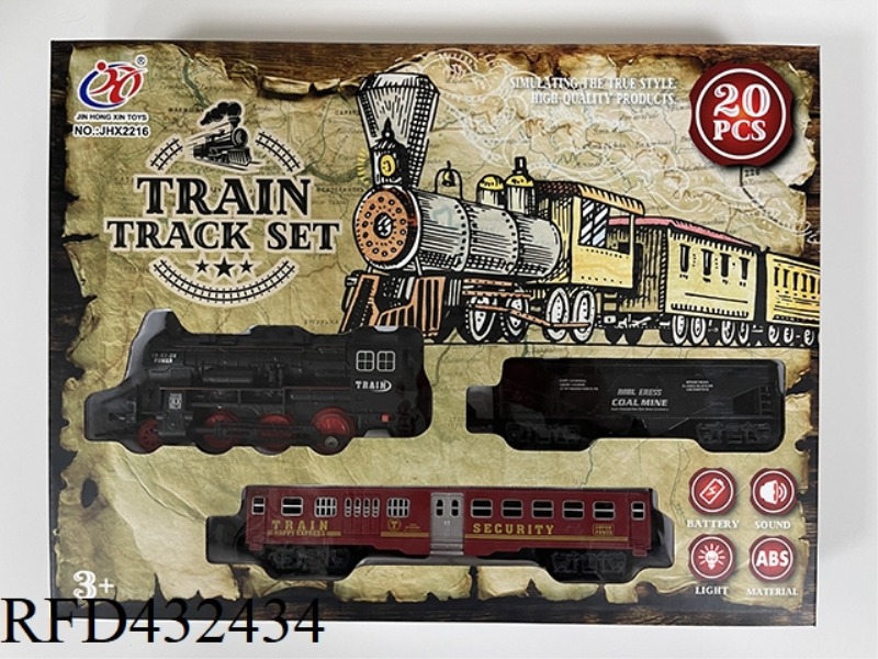 SIMULATION OF ELECTRIC LIGHT AND MUSIC TRACK TRAIN