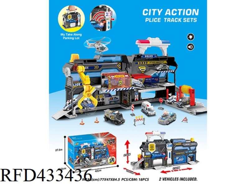 POLICE THEMED FIRST-GENERATION AUTO REPAIR AND MAINTENANCE HANDBAG (2)