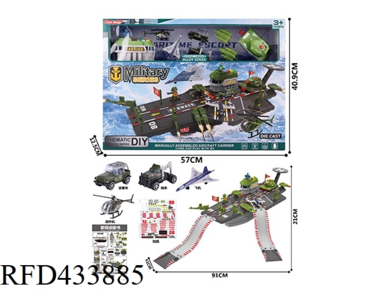 MILITARY AIRCRAFT CARRIER STORAGE EJECTION TRACK SCENE