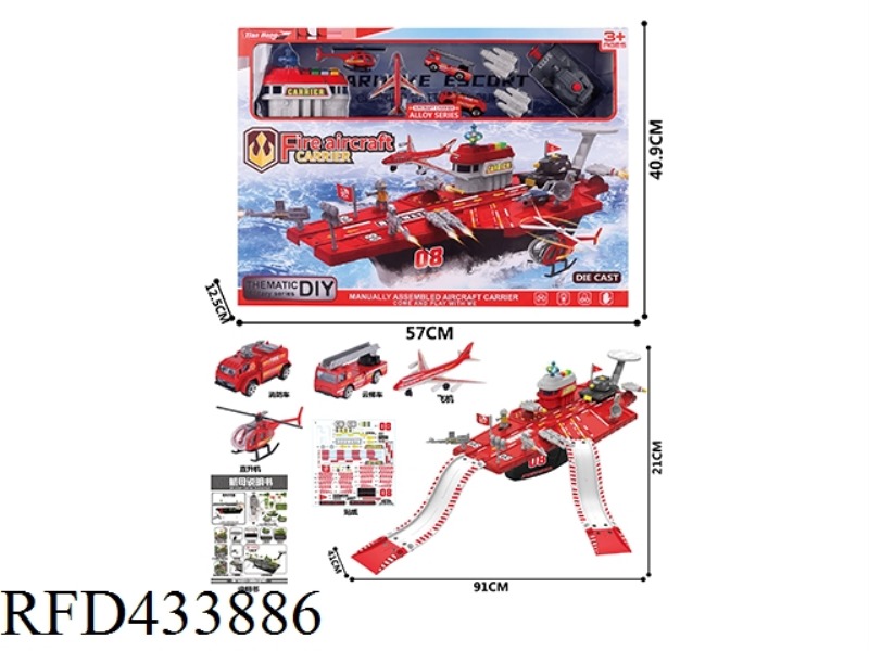 FIRE AIRCRAFT CARRIER STORAGE EJECTION TRACK SCENE