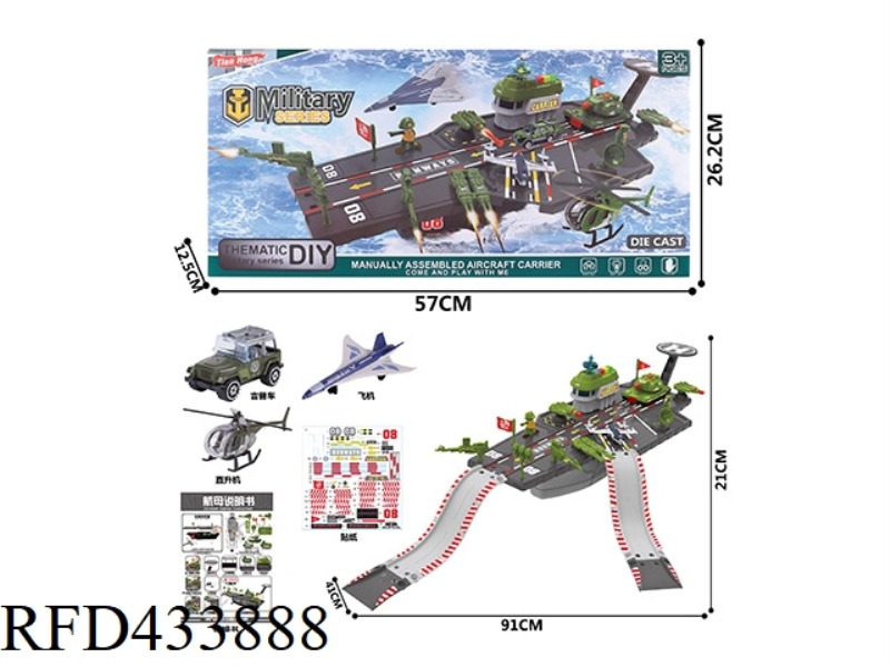 AIRCRAFT CARRIER STORAGE EJECTION TRACK SCENE