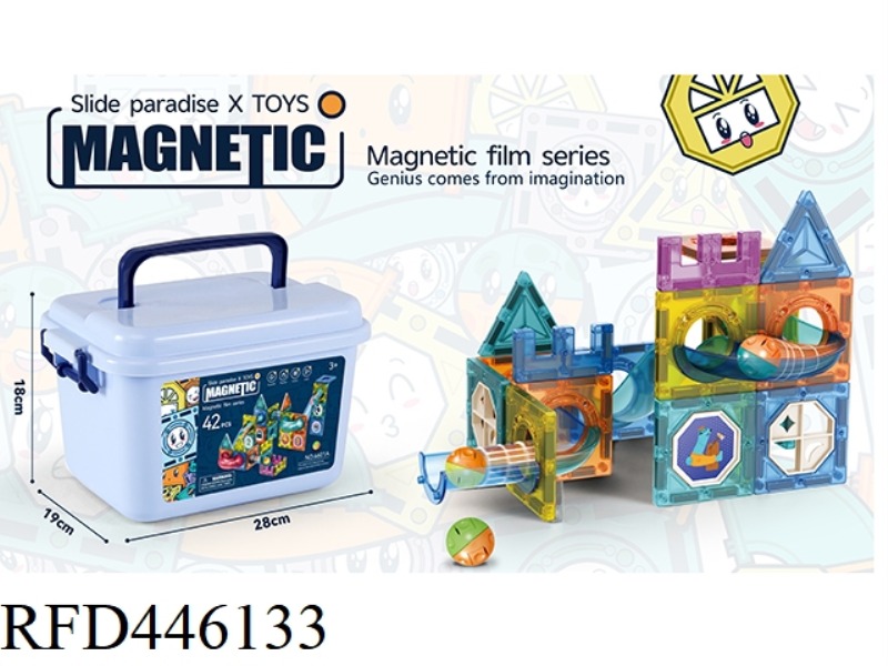 MAGIC MADE COLOR WINDOW MAGNETIC SHEET 42PCS