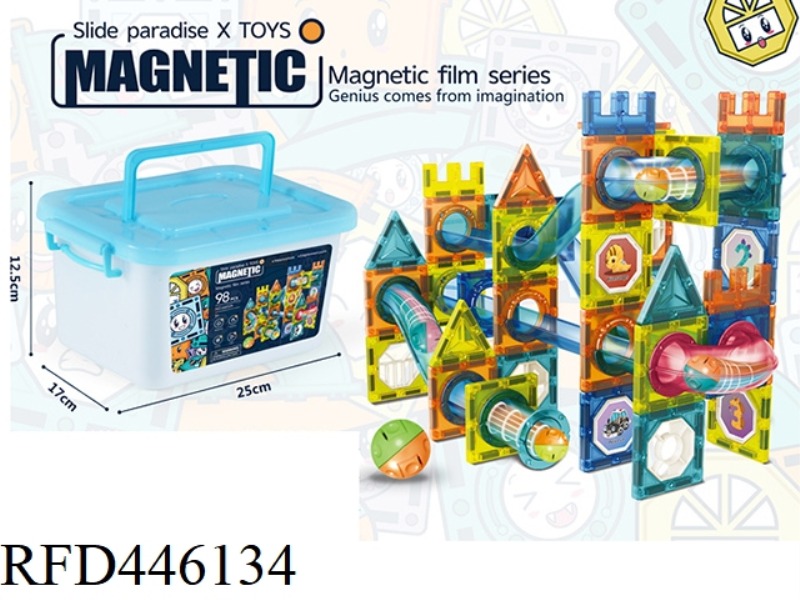 MAGIC MADE COLOR WINDOW MAGNETIC SHEET 98PCS