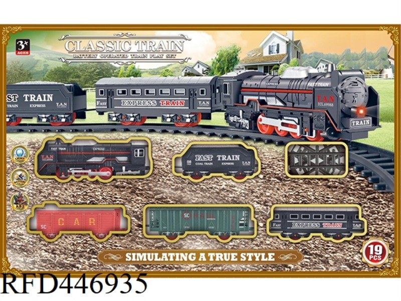 ELECTRIC LIGHT ANTIQUE TRACK TRAIN