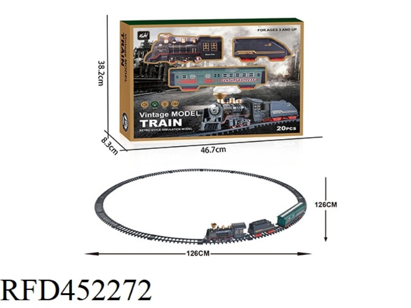 CLASSICAL TRAIN (ADD WATER AND SMOKE. LIGHTS. SOUND)