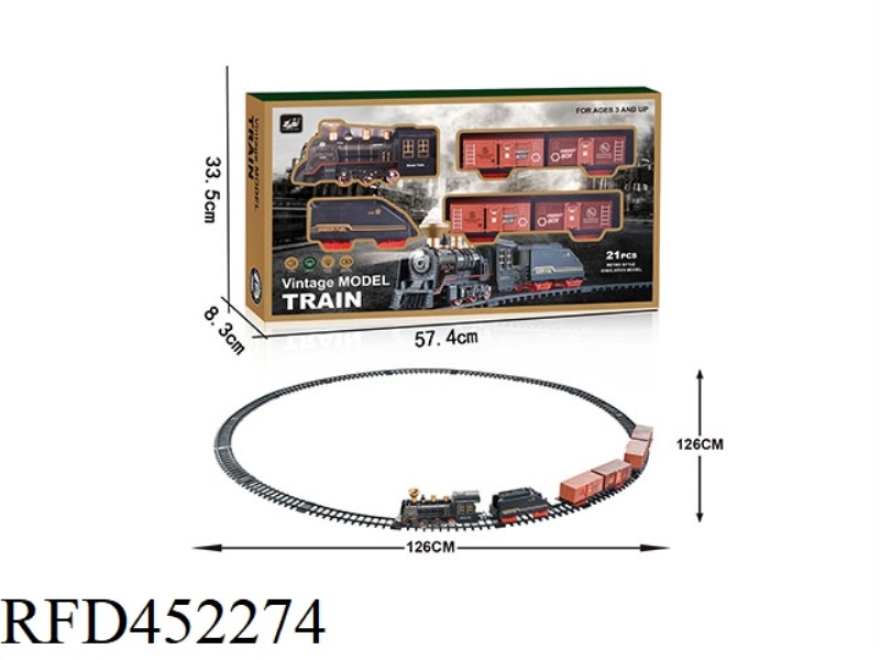 CLASSICAL TRAIN (ADD WATER AND SMOKE. LIGHTS. SOUND)