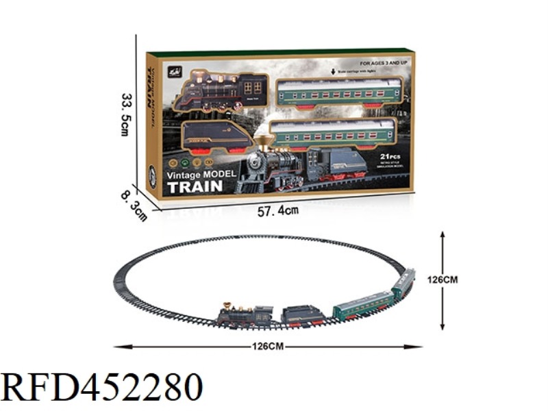 CLASSICAL TRAIN (ADD WATER AND SMOKE. LIGHTS. SOUND)