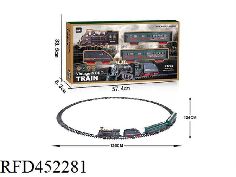 CLASSICAL TRAIN (ADD WATER AND SMOKE. LIGHTS. SOUND)