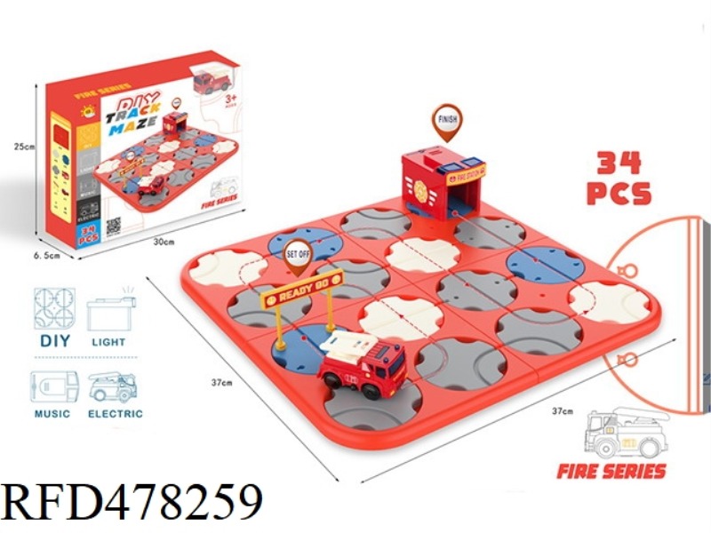 SOUND AND LIGHT LABYRINTH TRACK 34PCS