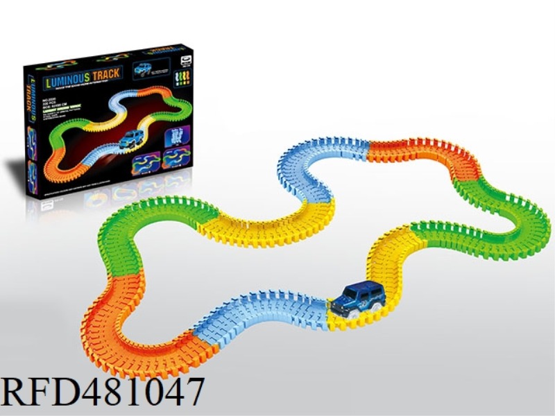 165PCS MAGIC RAIL CAR