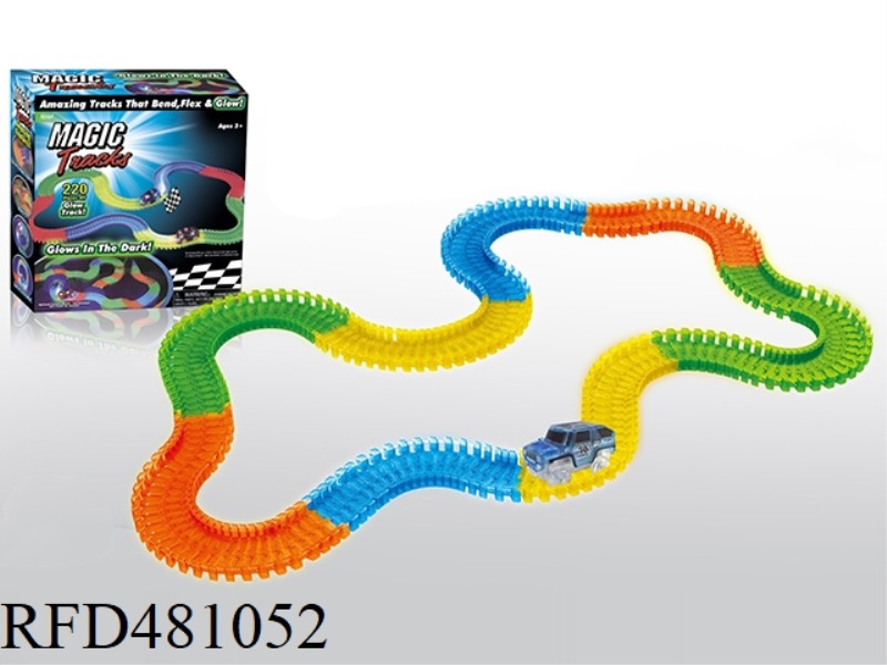 220PCS LUMINOUS MAGIC TRACK