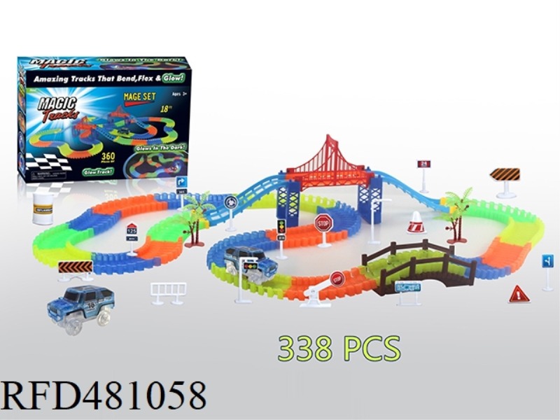 338PCS LUMINOUS MAGIC TRACK