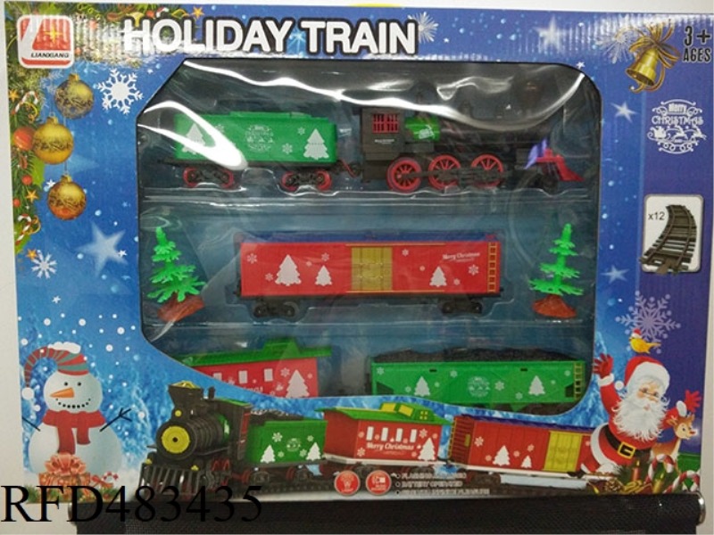 CHRISTMAS ELECTRIC RAIL TRAIN