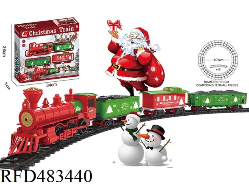 NEW CHRISTMAS ELECTRIC RAIL TRAIN