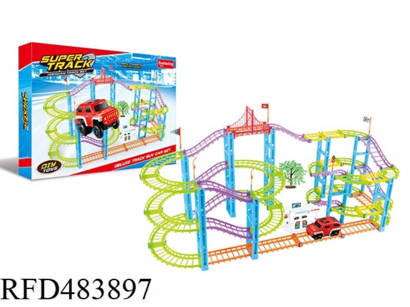 COLOR SUPER RAIL CAR SIZE BEND 130PCS