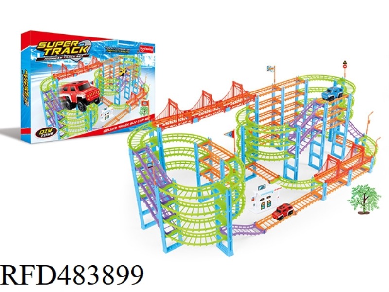 COLOR SUPER RAIL CAR 183PCS