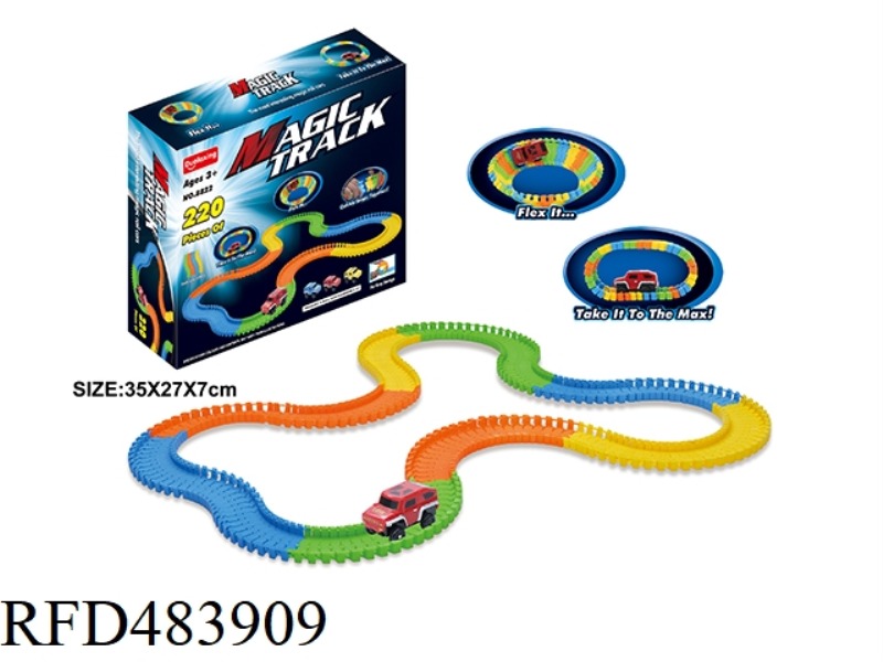 ELECTRIC RAIL CAR 220PCS