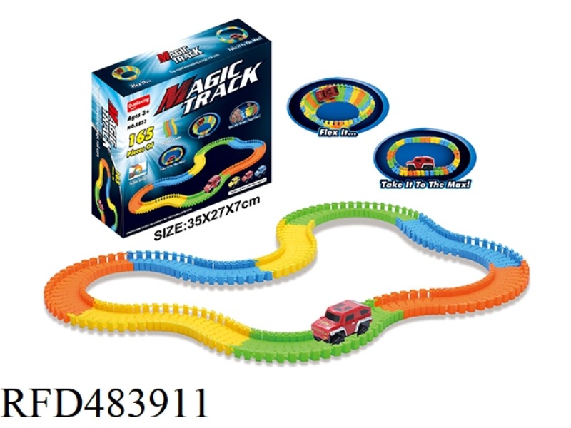 ELECTRIC RAIL CAR 165PCS