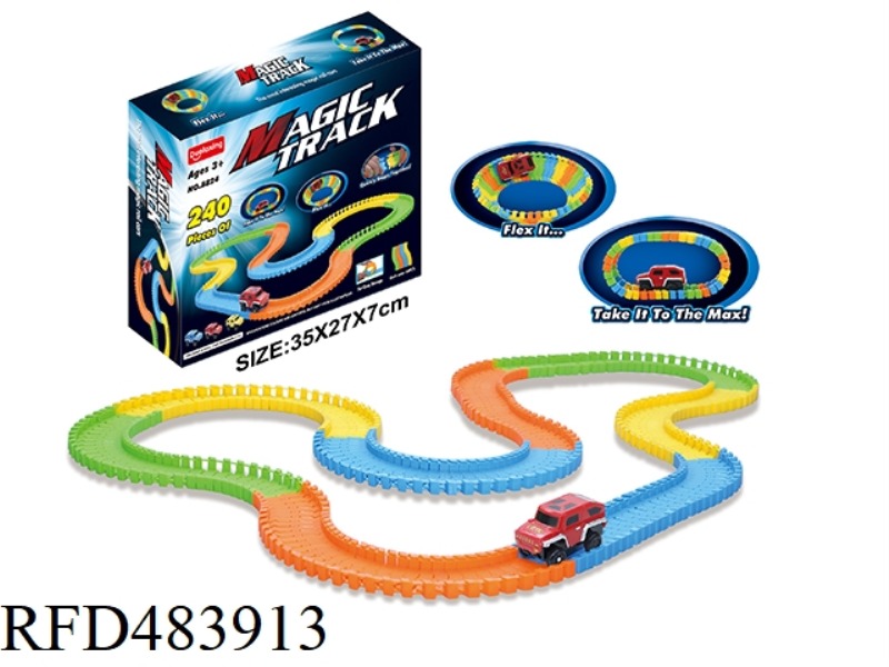 ELECTRIC RAIL CAR 240PCS