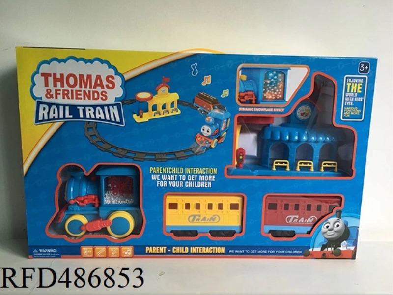 ELECTRIC THOMAS RAIL TRAIN (BLOWING SNOW) CAR (LIGHT TRAIN SOUND)